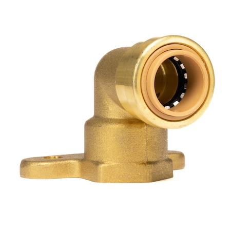 Quickfitting 1/2in Push-to-Connect x 1/2in FNPT Brass Hy-Ear Elbow Fitting LF810FHR